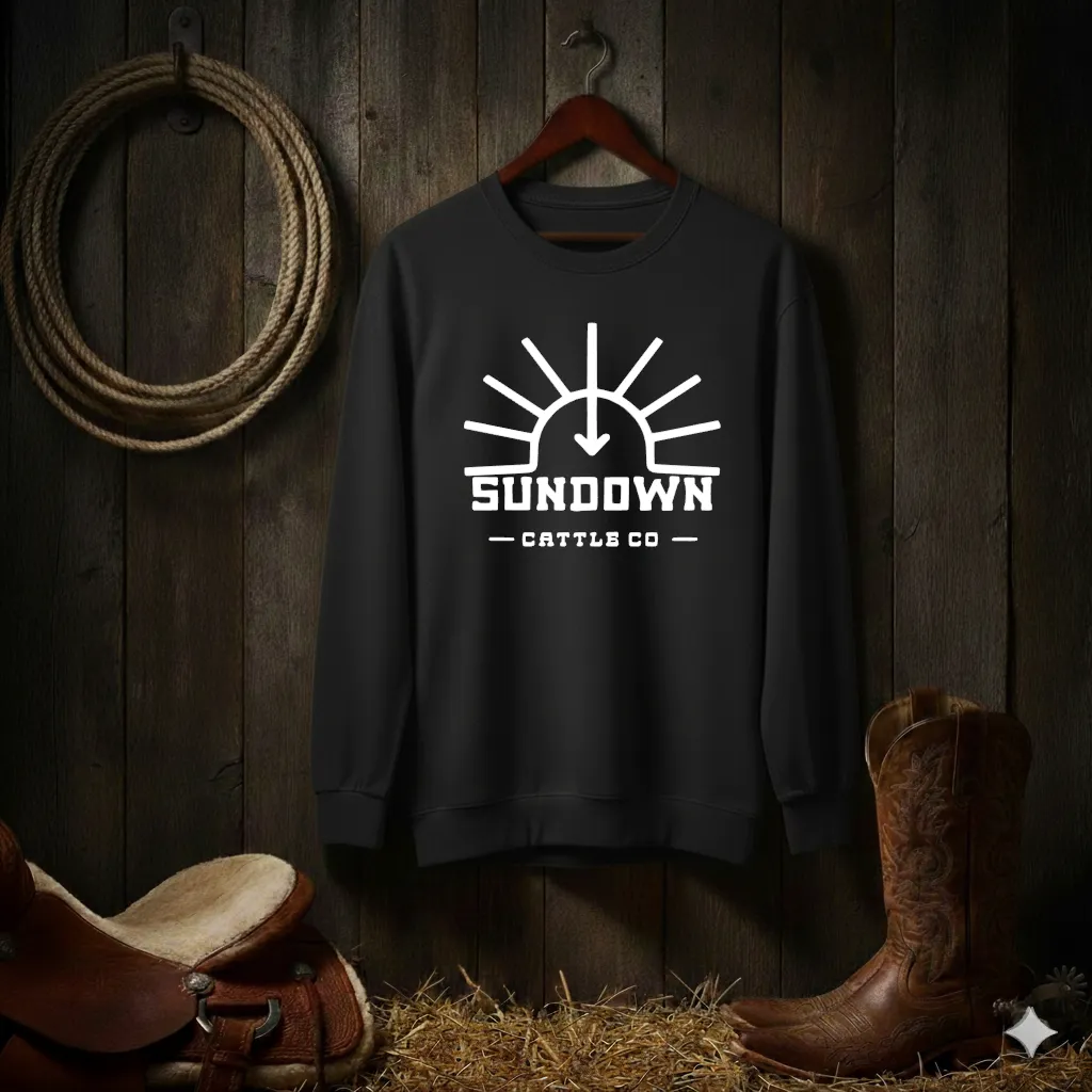 "The Standard" Crew Neck Sweatshirt (S, Black, White)